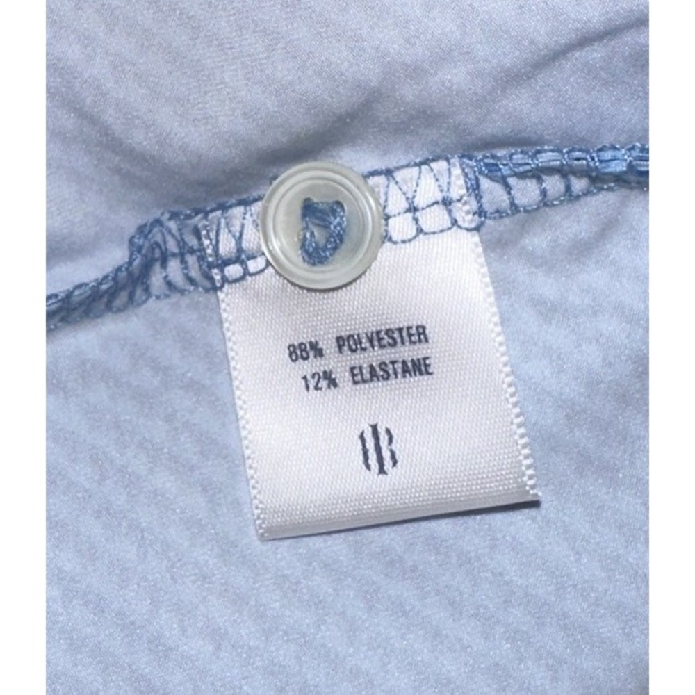 New Holderness & Bourne BYRD Polo Seashore Sankaty Blue Medium All Over Print - Picture 8 of 9